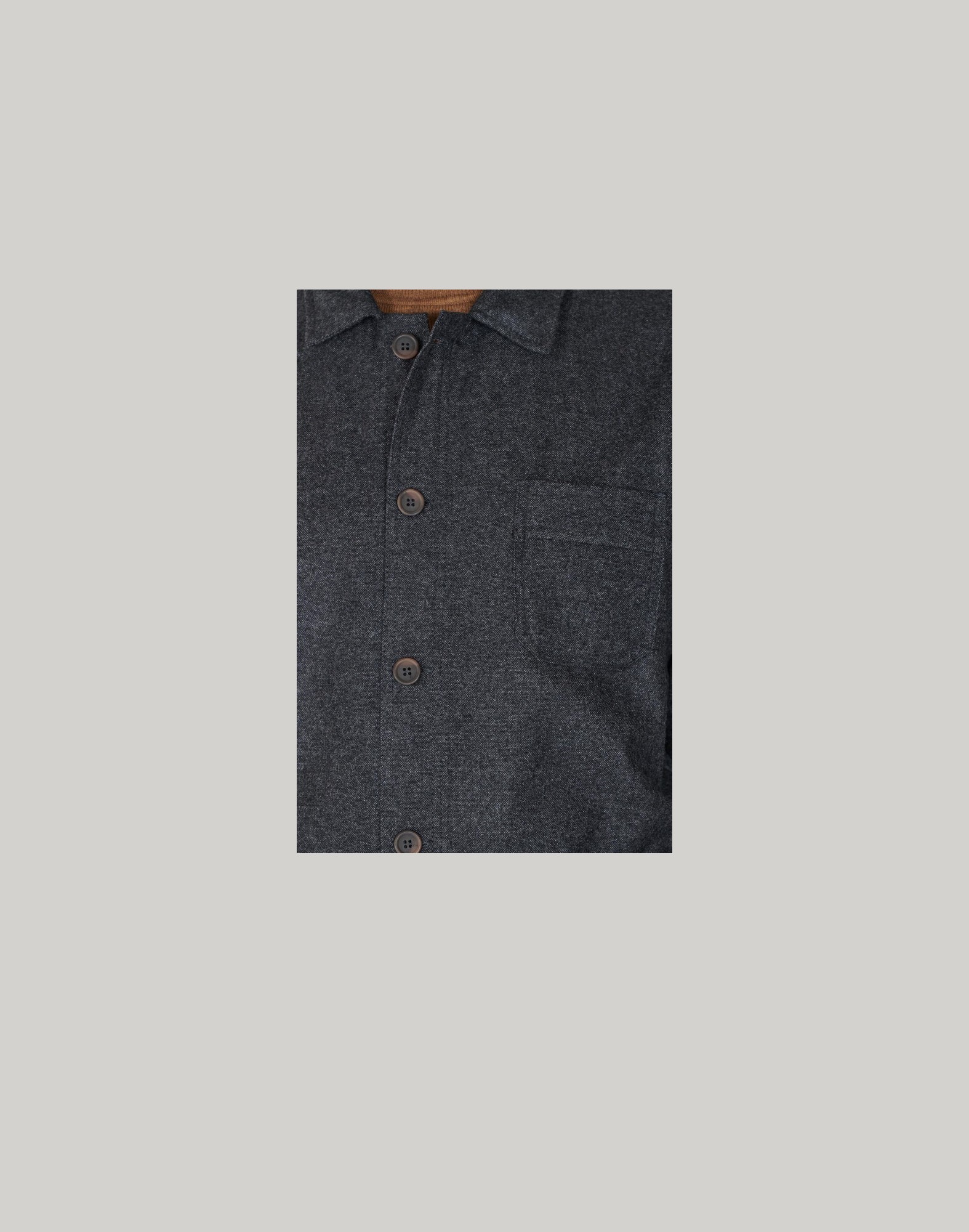 Birdseye Jacket Wool Blend Made In Italy
