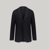 Single-Breasted Jacket With Patch Pocket