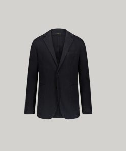Single-Breasted Jacket With Patch Pocket