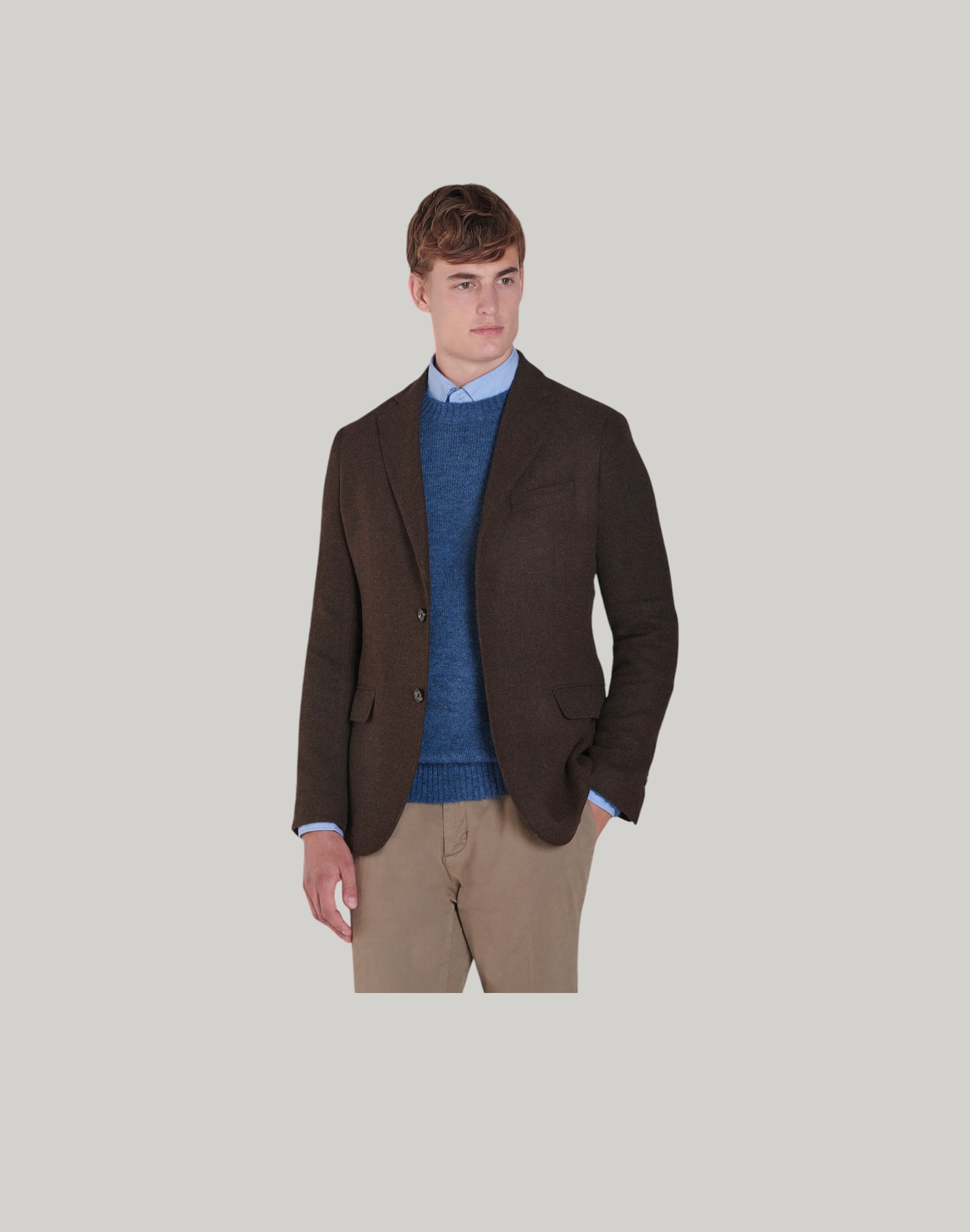 Single Breasted Tweed Jacket