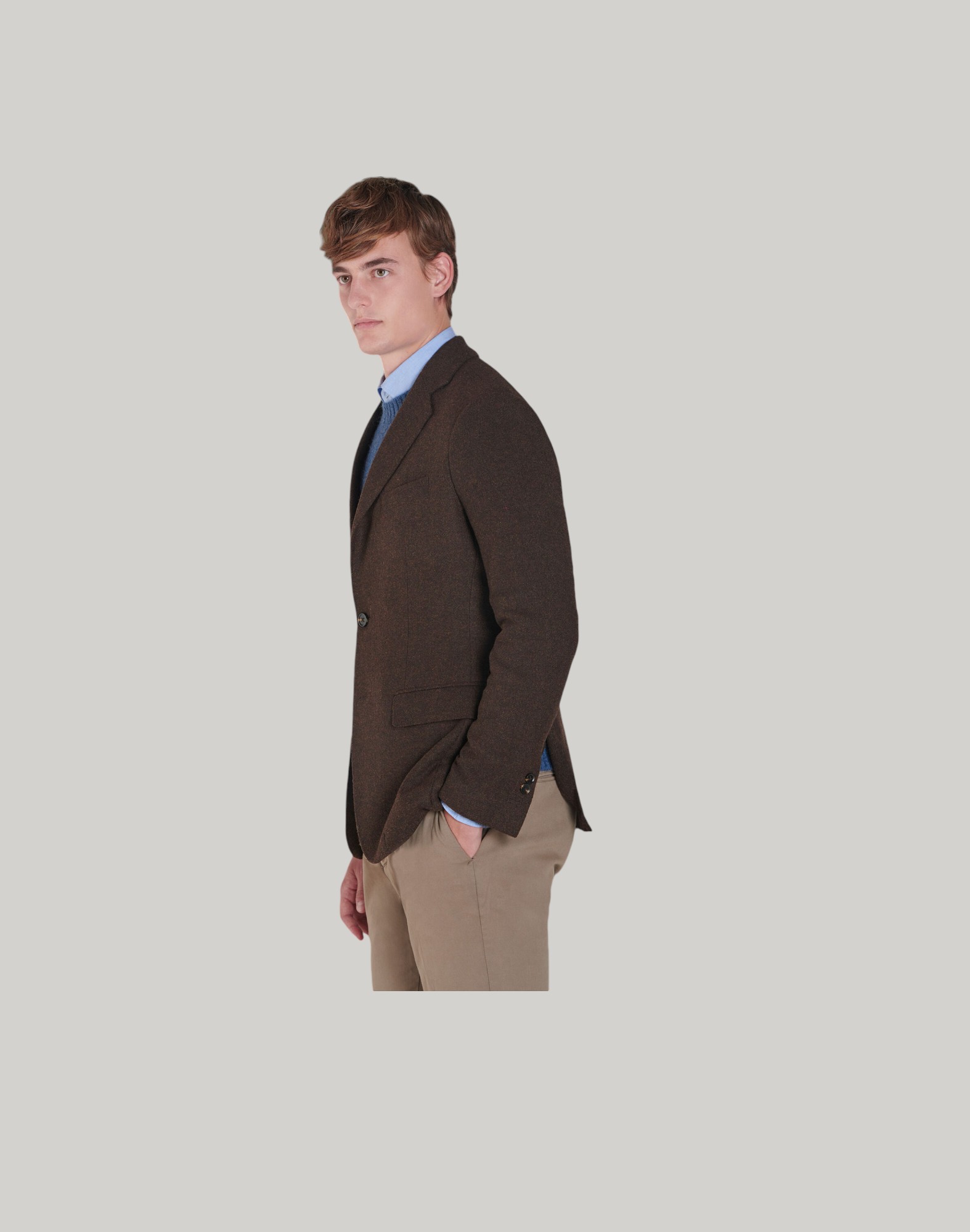 Single Breasted Tweed Jacket