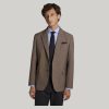 Jacket With Flap Pockets In Wool Blend Made In Italy