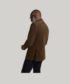 Jacket With Patch Pockets In Corduroy