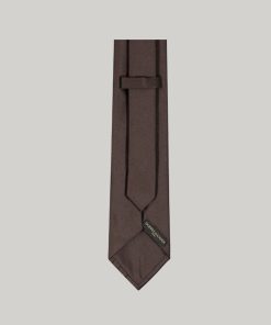 Poly Wool Touch Tie Plain