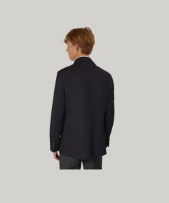 Jacket Solid Colour Dobby Fabric