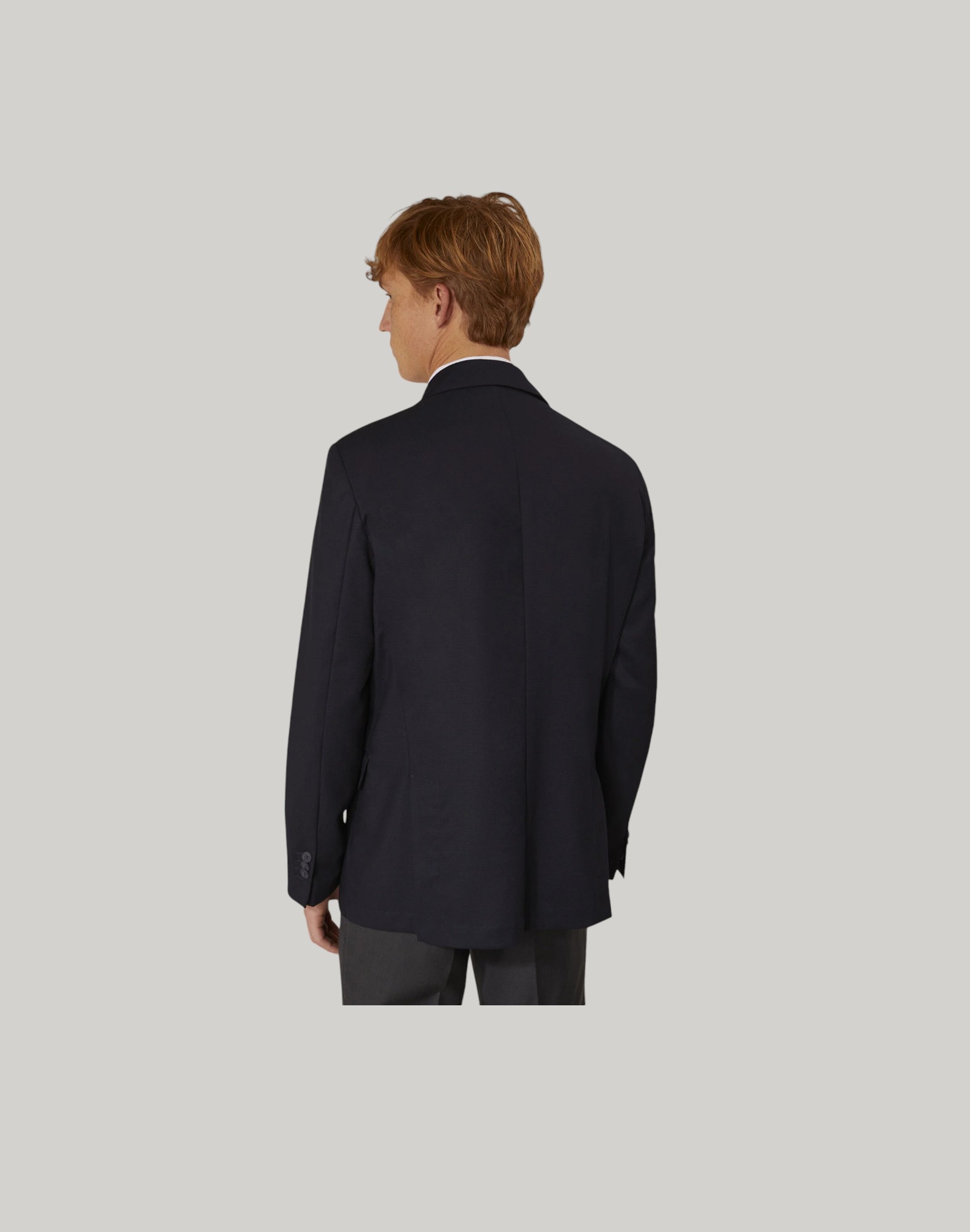 Jacket Solid Colour Dobby Fabric