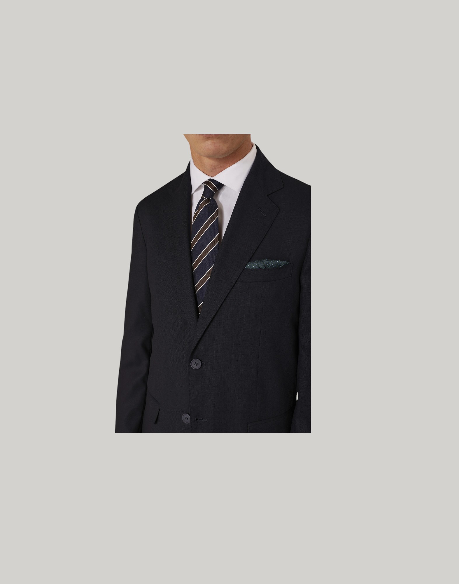 Jacket Solid Colour Dobby Fabric