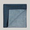 Linen Blend Pochette Blue