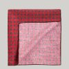 Linen Blend Pochette Red