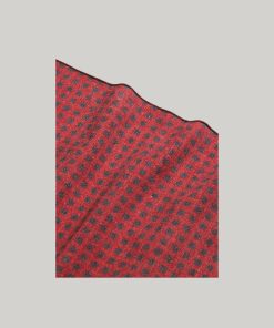 Linen Blend Pochette Red