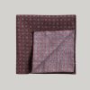 Pochette Mixed Linen Pocket Square With Fantasy Design