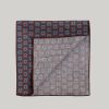 Pochette Fantasy Design Linen Blend Pocket Square