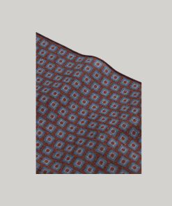 Pochette Fantasy Design Linen Blend Pocket Square