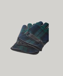 Tartan Gloves Green