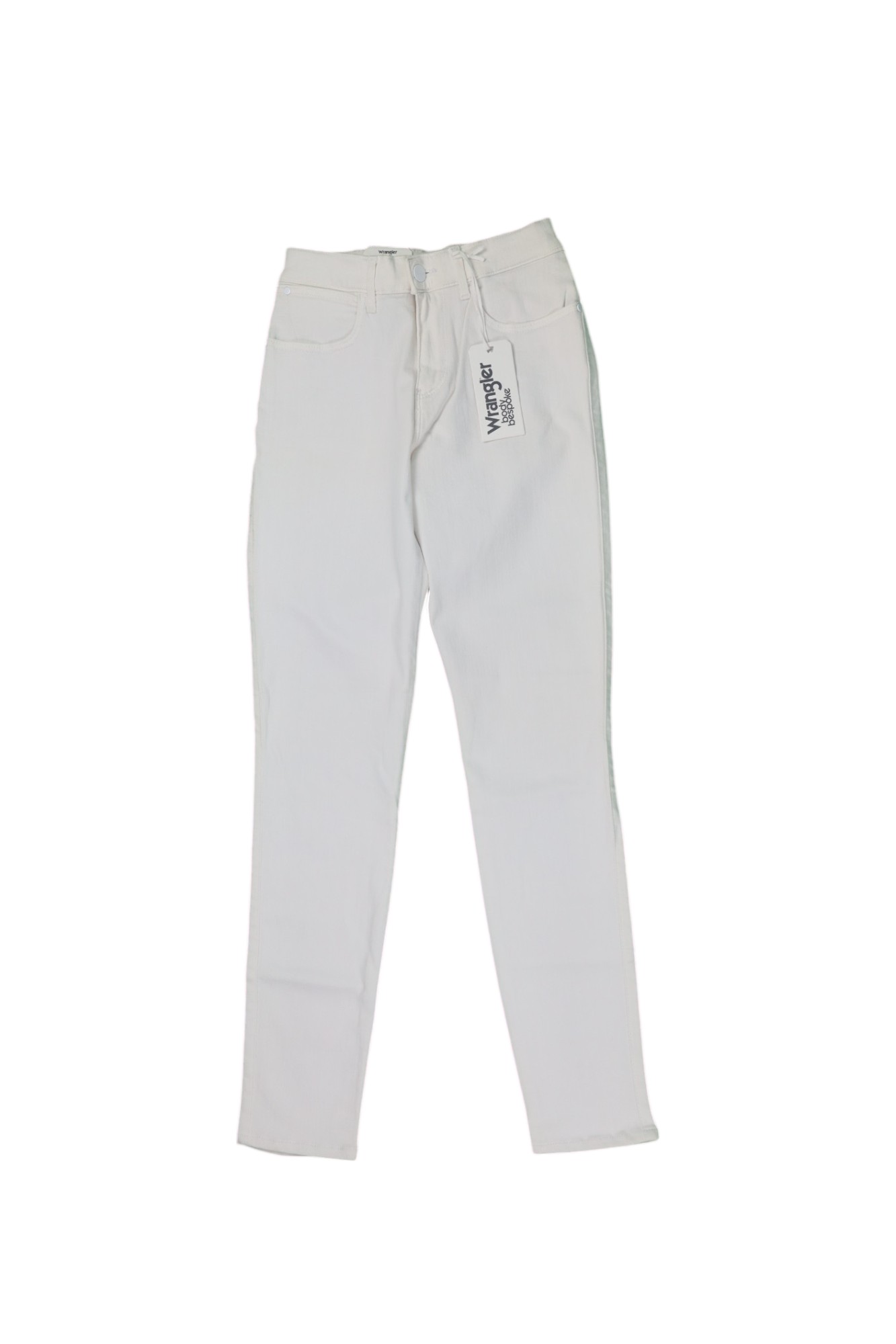 High Skinny Crop White