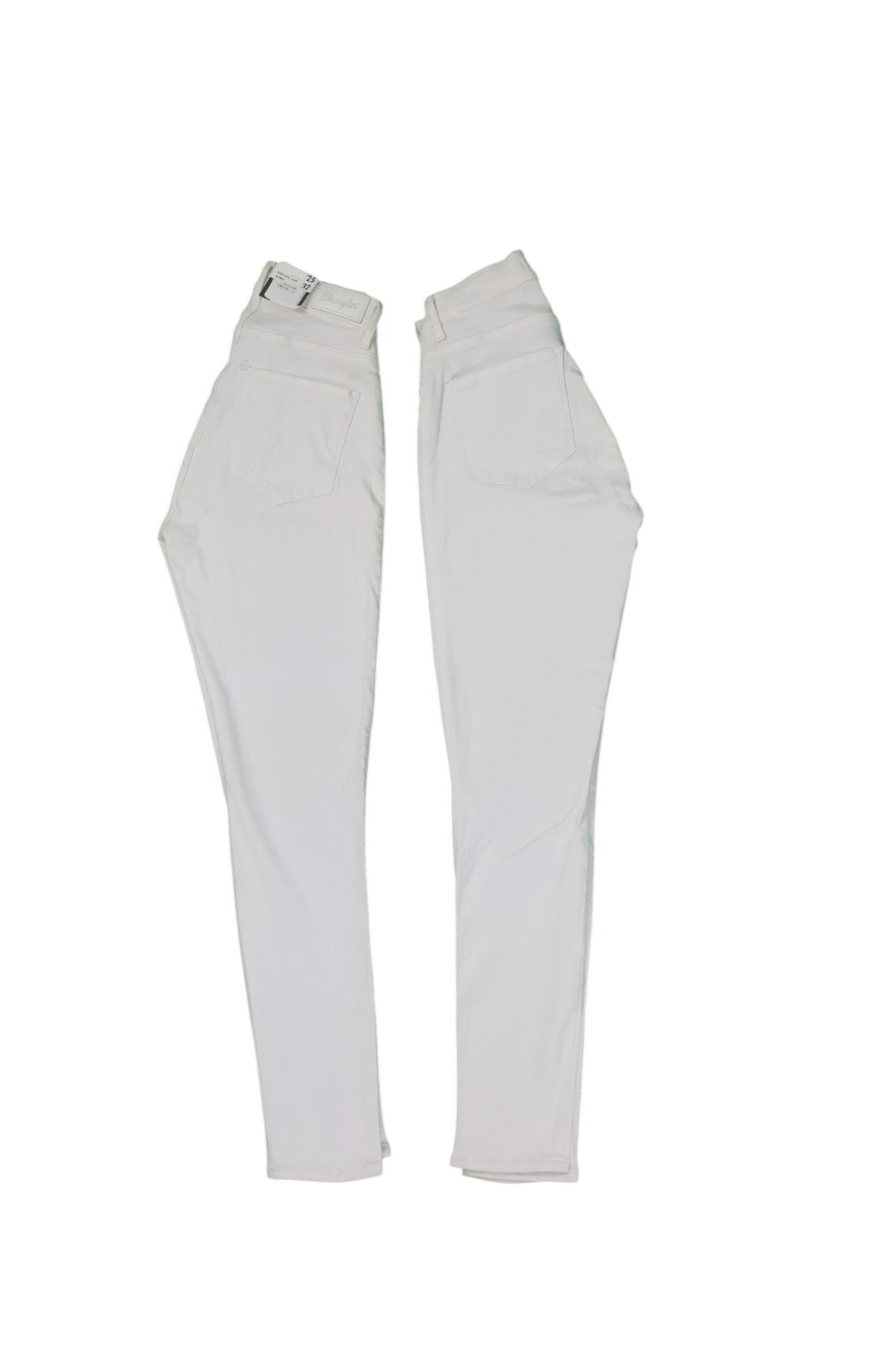 High Skinny Crop White
