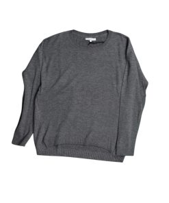 Fine Gg Crew Dark Grey Mele