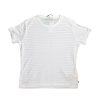 Sheer Stripe Tee White