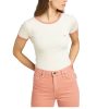 Ss Rib Teeoff White