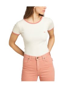 Ss Rib Teeoff White