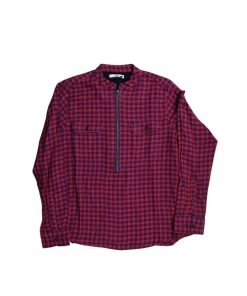 Zip Shirt Rust Orange