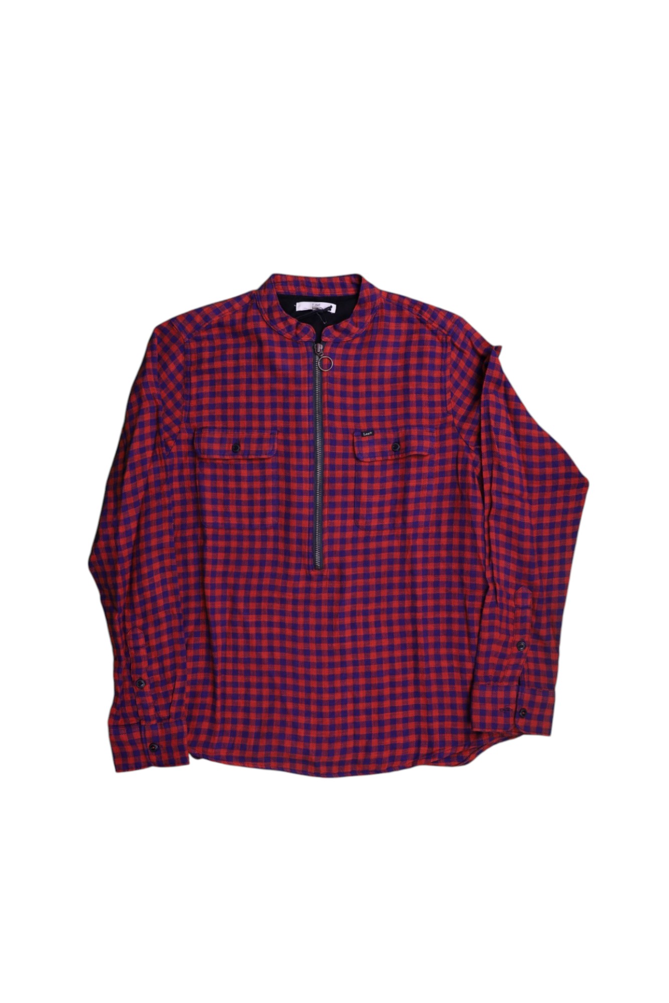 Zip Shirt Rust Orange