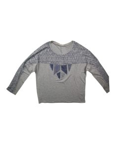 L/S Application Tee Mid Grey