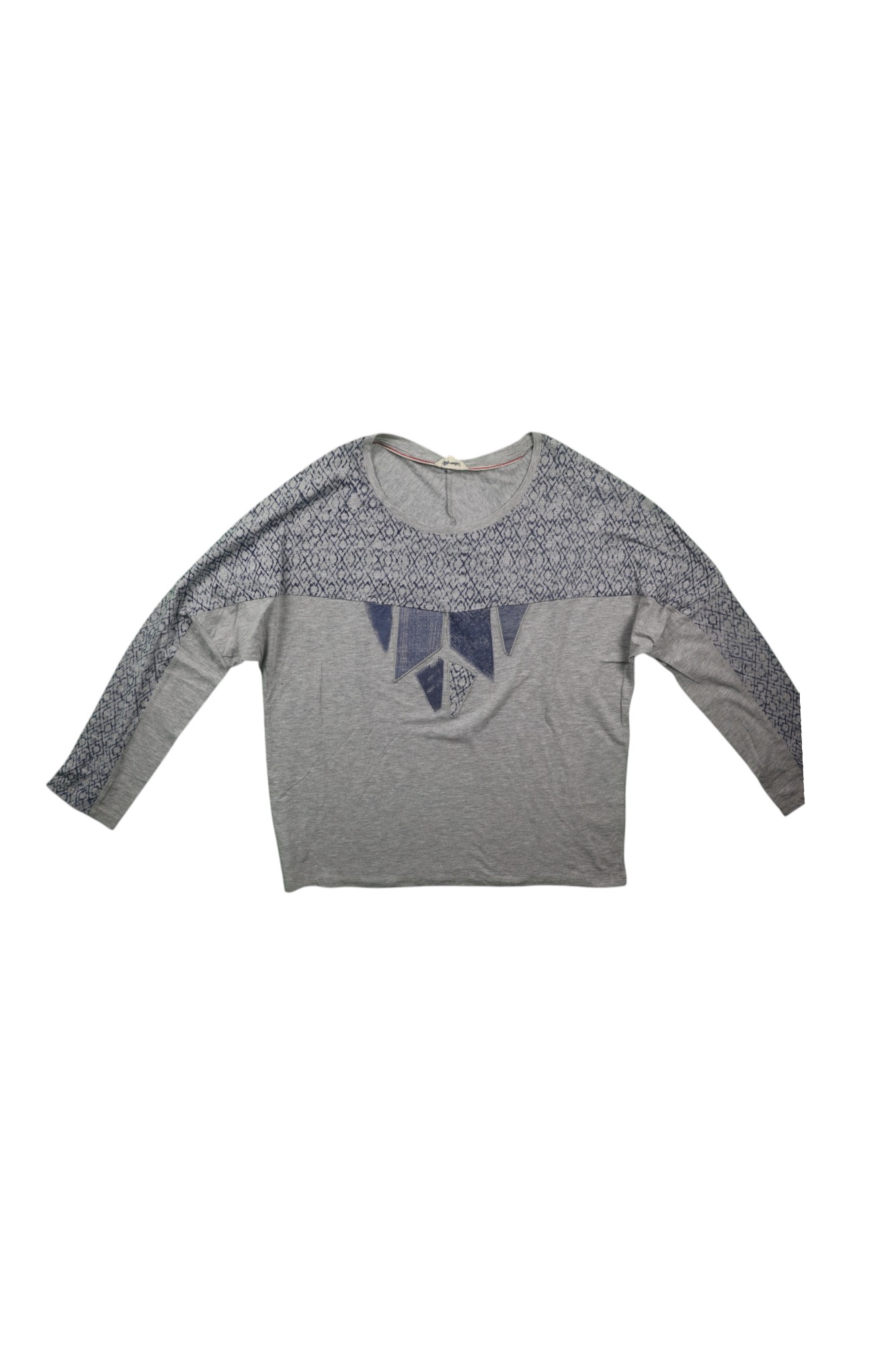 L/S Application Tee Mid Grey