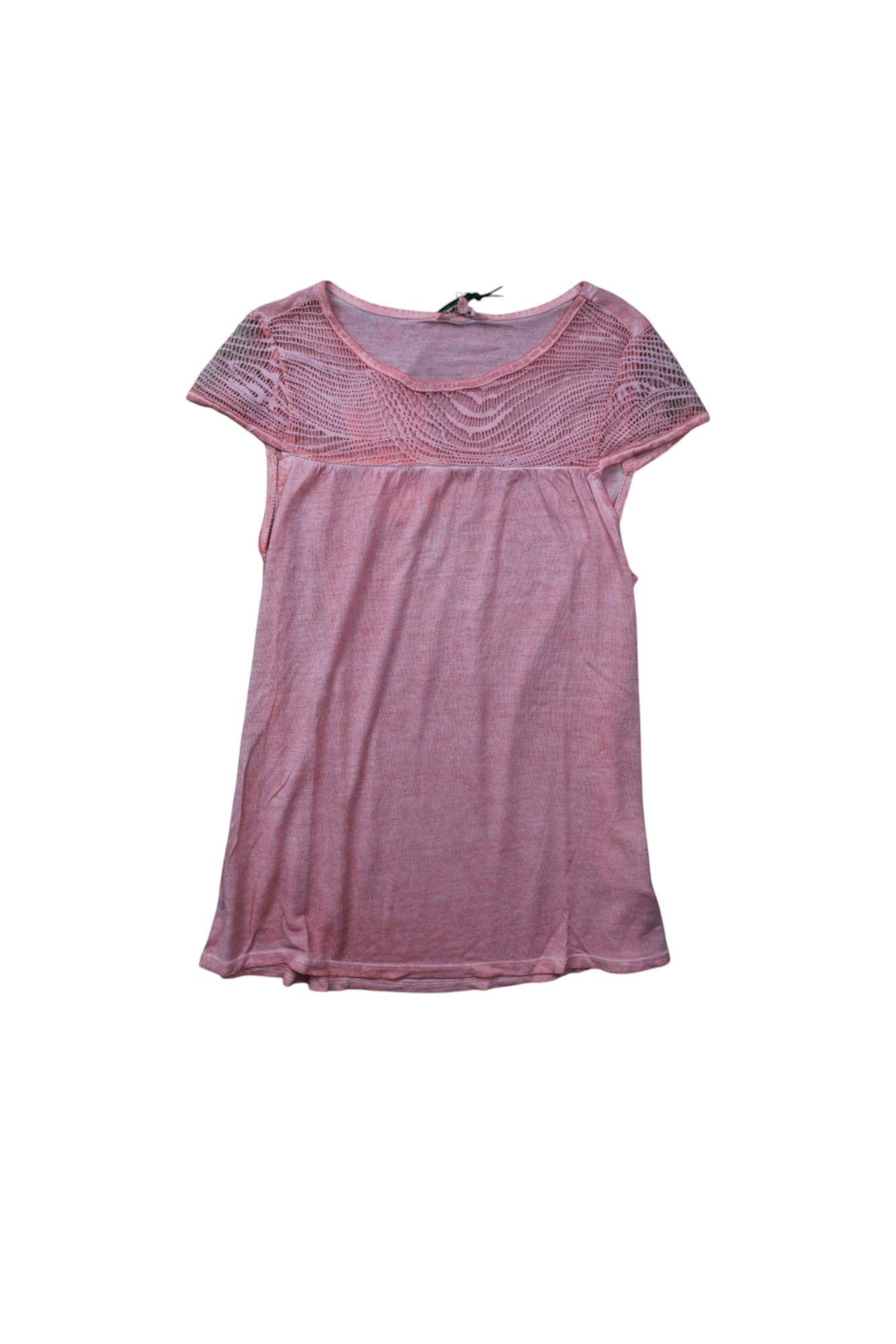 Capsleeve Tee Coral Peach