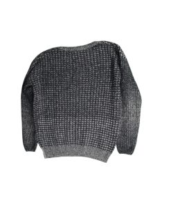 Crew Neck Knit Vintg Grey Mel-Size Medium