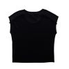 Fringes Tee Black