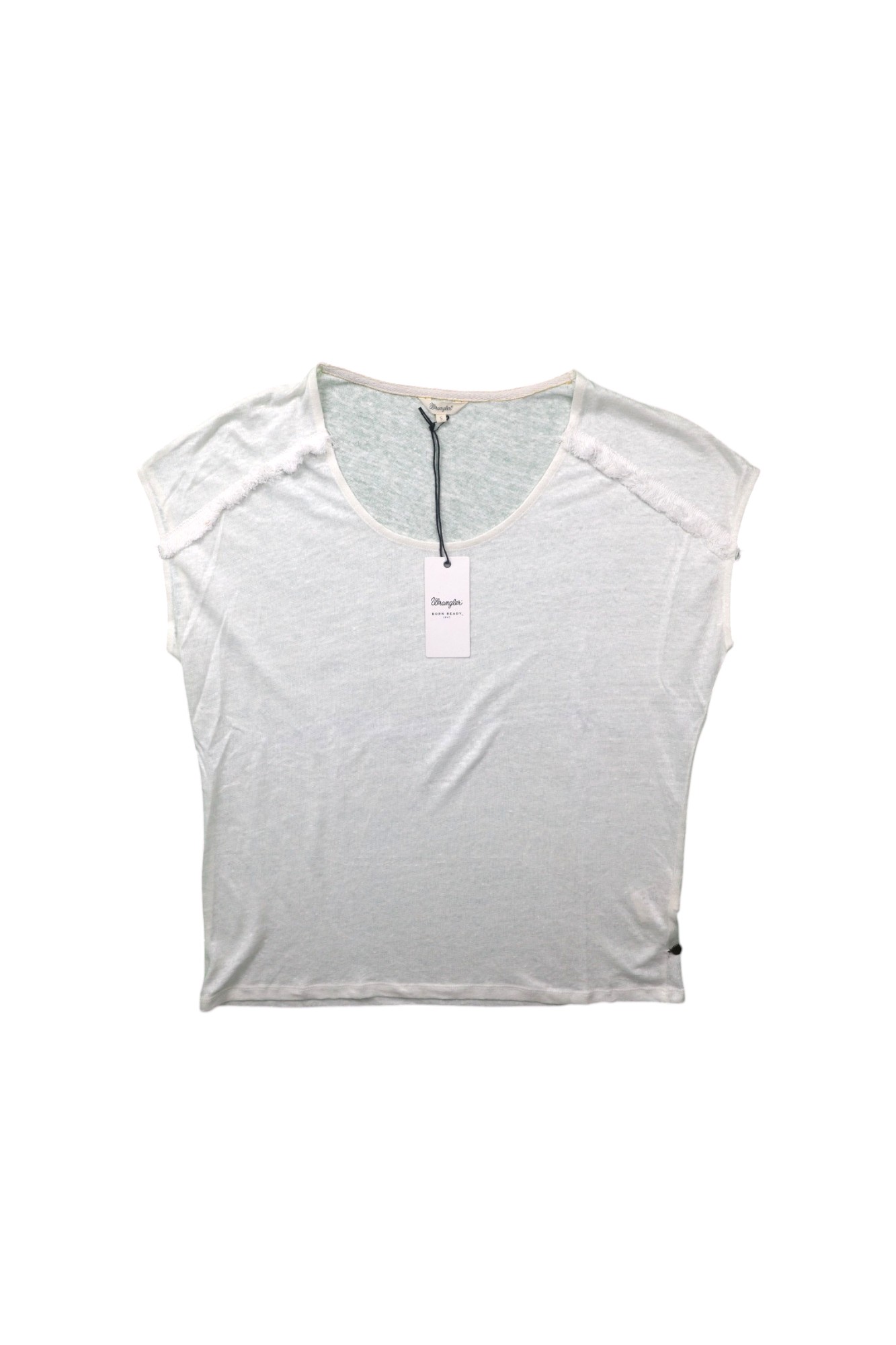 Fringes Tee Ivory