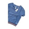 Tencel Blouse Mid Indigo-Size XS