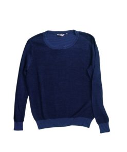 Two Tone Knit Navy