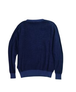 Two Tone Knit Navy