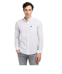 Lee Button Down Olive Grove/Size:Small
