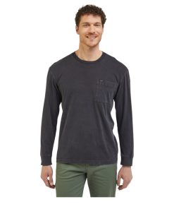 Lee Ls Pocket Tee Washed Black