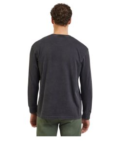 Lee Ls Pocket Tee Washed Black