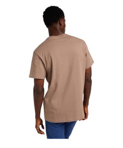 Relaxed Pocket Tee Pebble