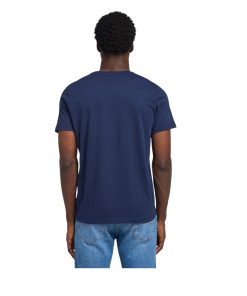 Ss Patch Logo Tee Navy-Small