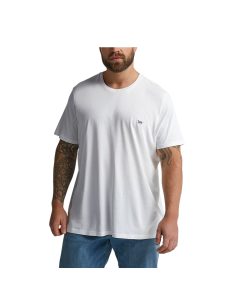 Ss Patch Logo Tee White