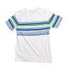 Ss Stripy Pkt Tee Ecru
