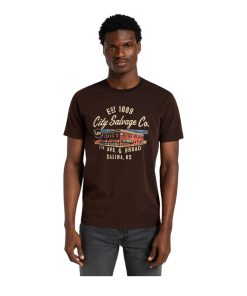 Ss Working West Tee Espresso/Size: Medium