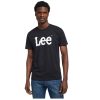 Wobbly Logo Tee Black-Small
