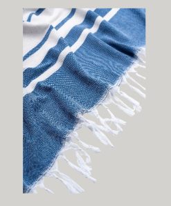 Beach Towel White/Blue