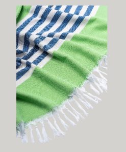 Beach Towel Lt Green/Blue