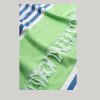 Beach Towel Lt Green/Blue