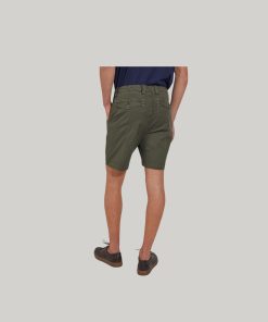 Bermuda With Pocktes Twill Stretch Fabric