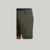 Bermuda With Pocktes Twill Stretch Fabric