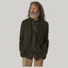 Single breasted linen blend jacket with flap pocket